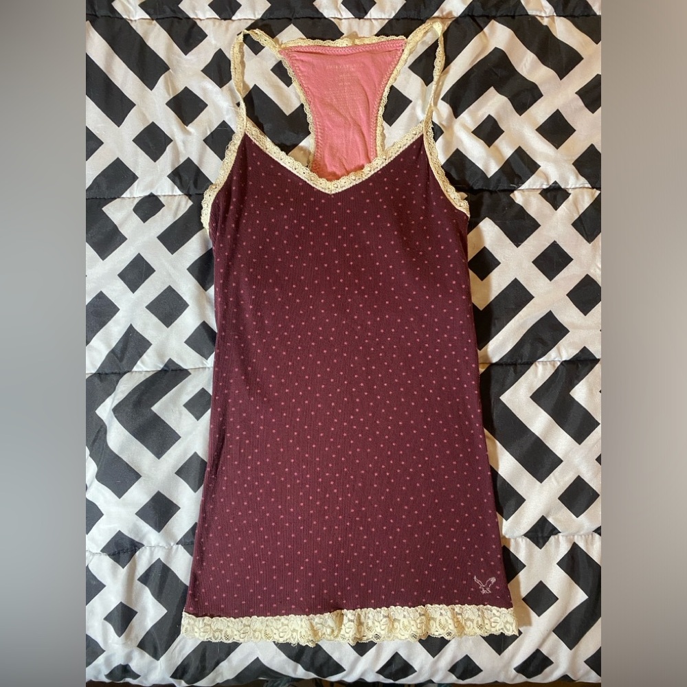 Vintage American Eagle Outfitters star patterned tank top.
